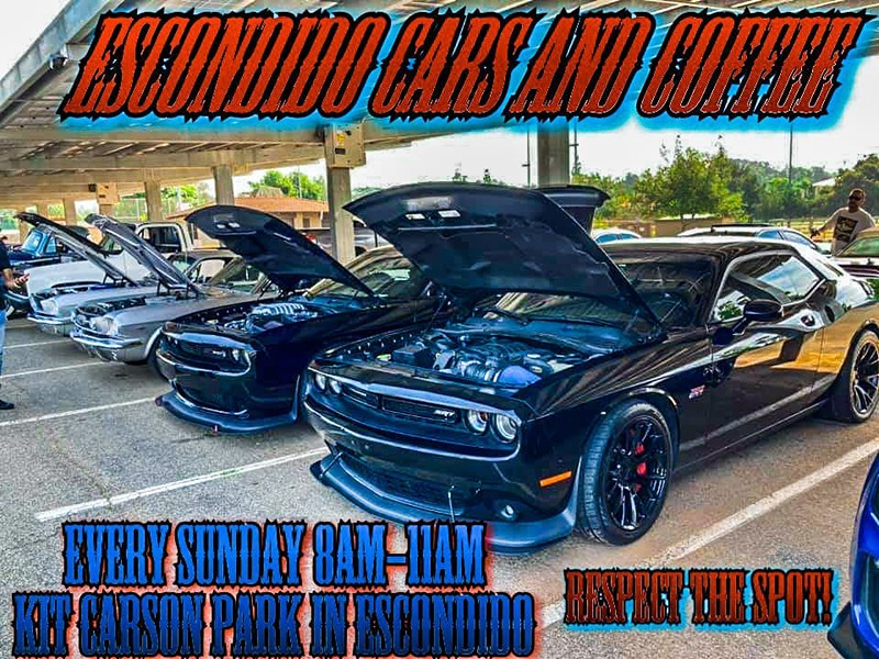 Escondido Cars And Coffee flyer